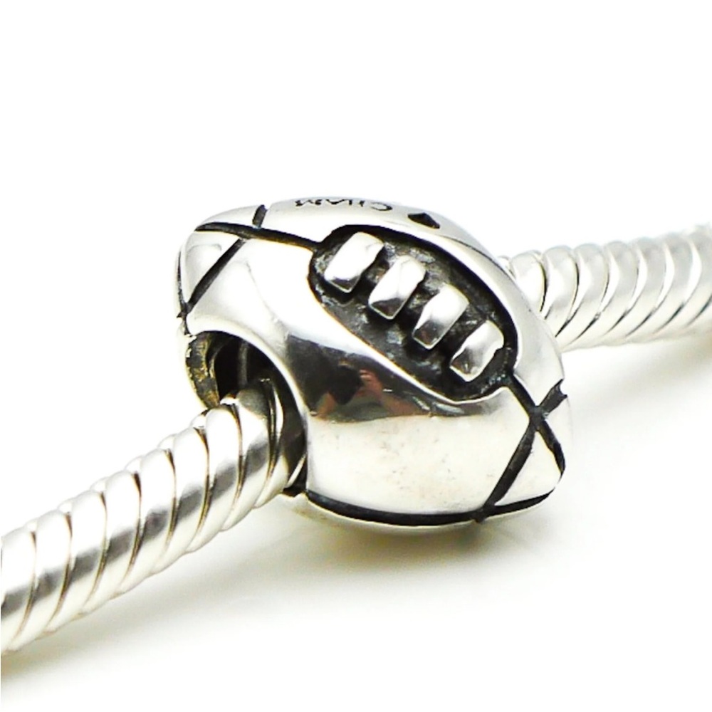 Camilla Sterling Silver Football Charm